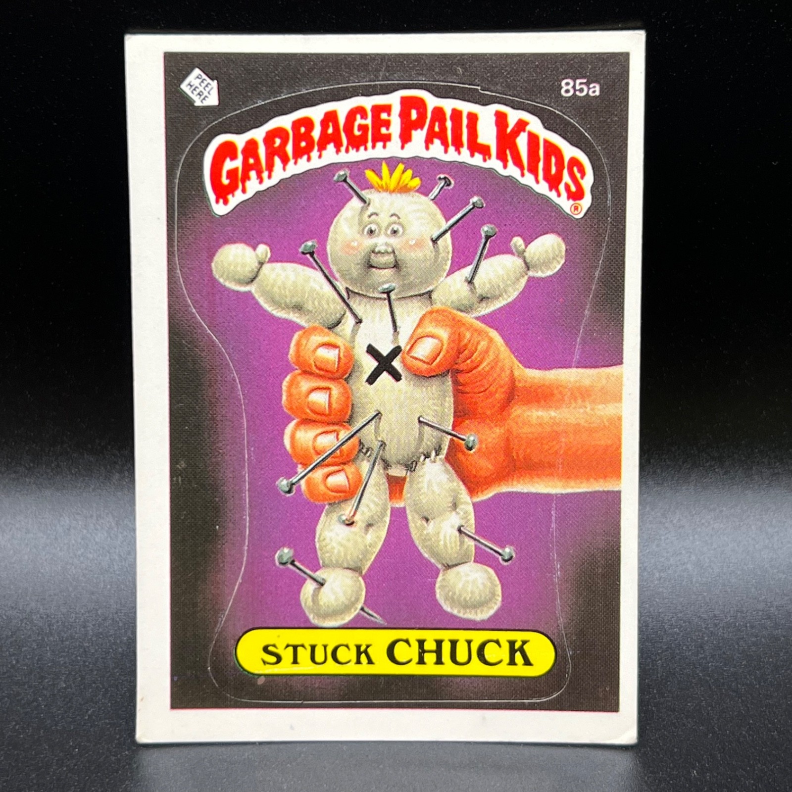 Carta Topps Garbage Pail Kids 1986 GPK terza serie 3 OS3 85a mandrino bloccato