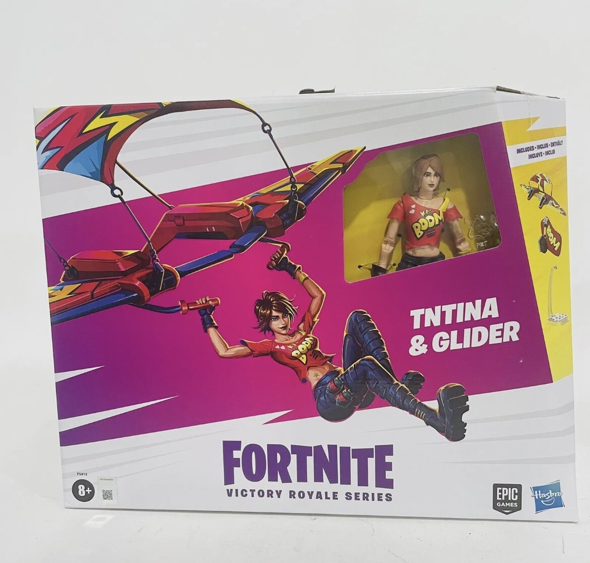 Fortnite Tntina & Glider Giocattolo Epic Games Serie Victory Royale - Nuovo