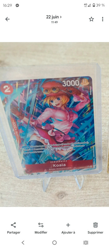 Carte one piece koala alt