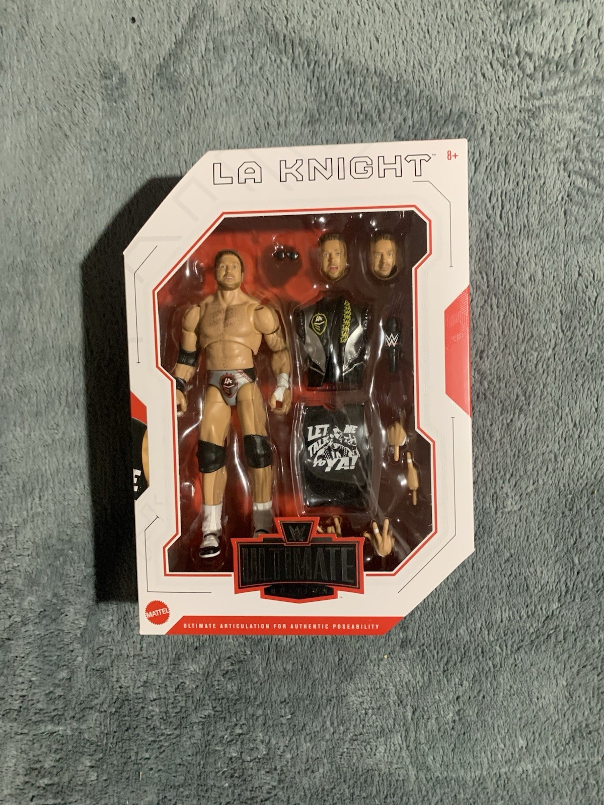 WWF WWE Mattel Ultimate LA Knight Wrestling Figure 