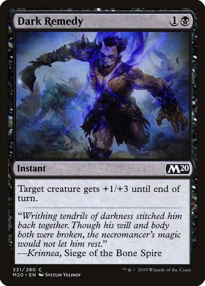 Dark Remedy 321 Set Base 2020 Magic: The Gathering