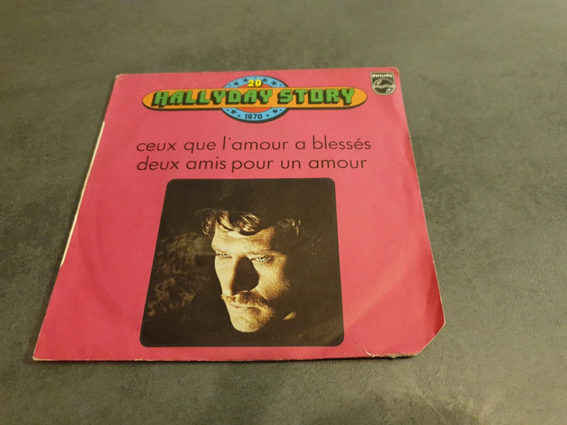 Vinyle 45T Johnny Hallyday story - Vol.20 - Ceux que l'amour a blessés - Philips 6009 444