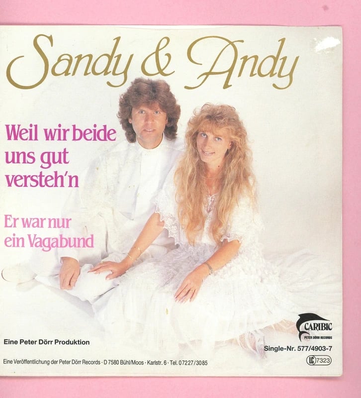 7 Vinyl Sandy & Andy * Weil wir beide uns gut versteh'n