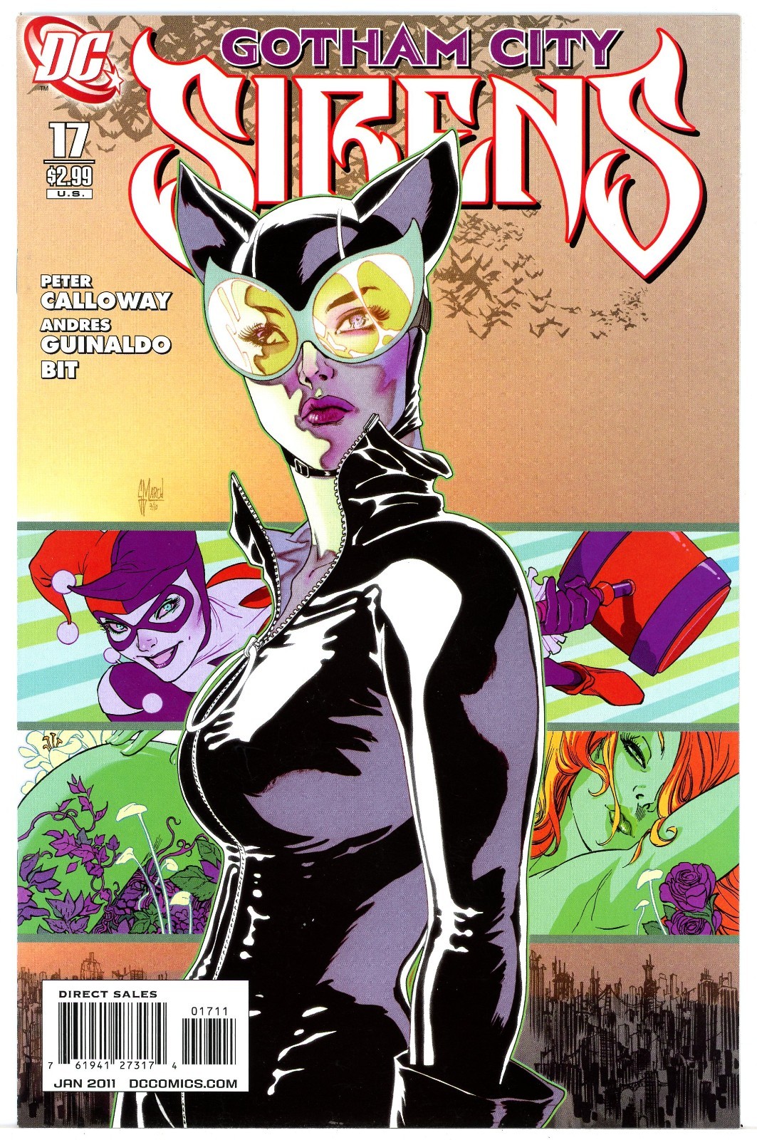 Gotham City Sirens #17 DC 2010 VF/NM Talia al Ghul Zatanna