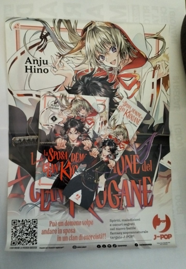 LA SPOSA DEMONE DEL CLAN KYOGANE VOL.1 + segnalibro + locandina  - JPOP NUOVO