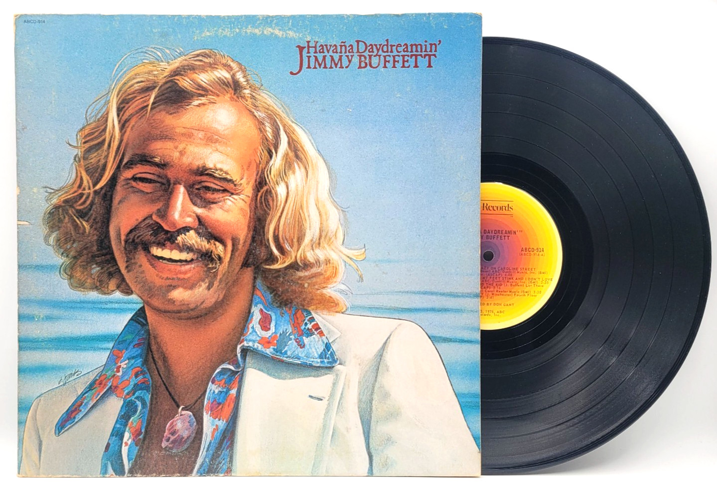 JIMMY BUFFETT - HAVANA DAYDREAMIN' - ROCK POP LP RECORD ABC 1976