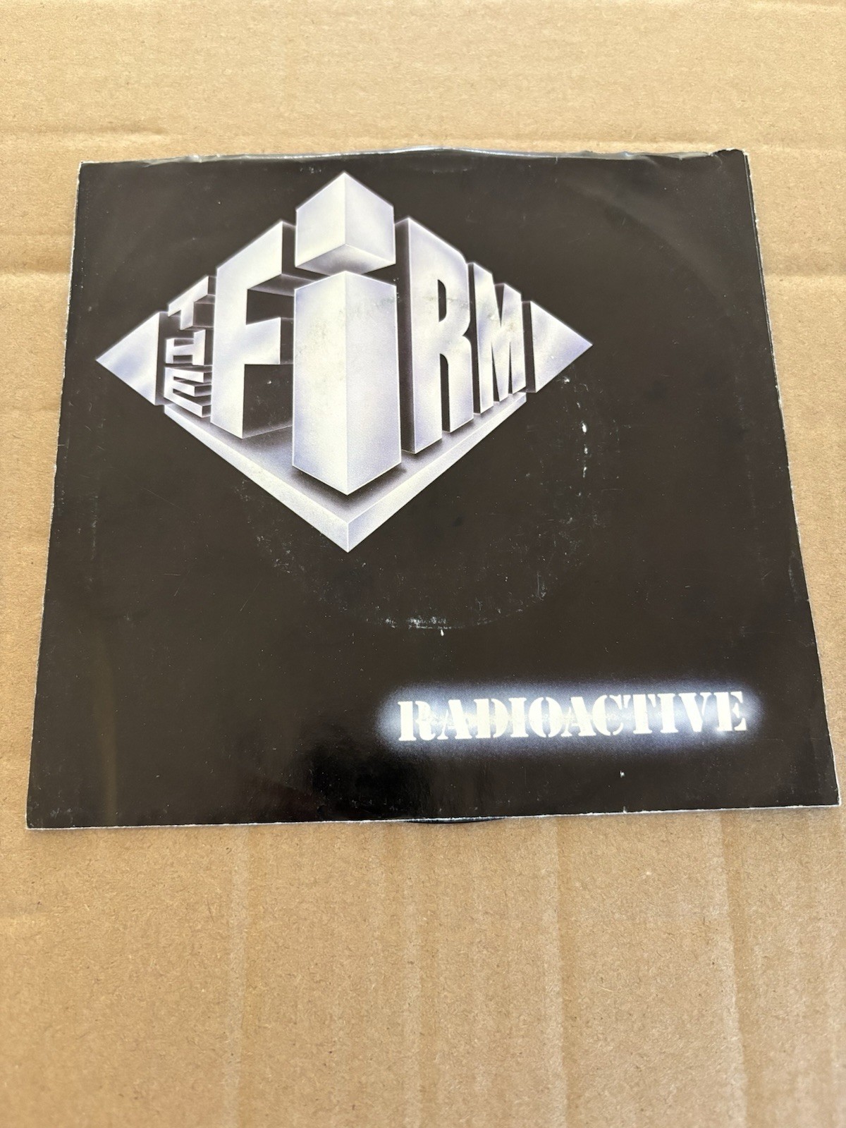 The Firm – Radioactive Vinyl 7" Single 45 RPM Electronic Heavy Metal Hard Rock