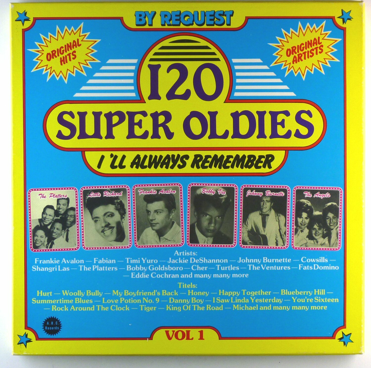 6X 12" LP - Box Set - 120 Super Oldies - Ricorderò Sempre - Vol. 1 - J630