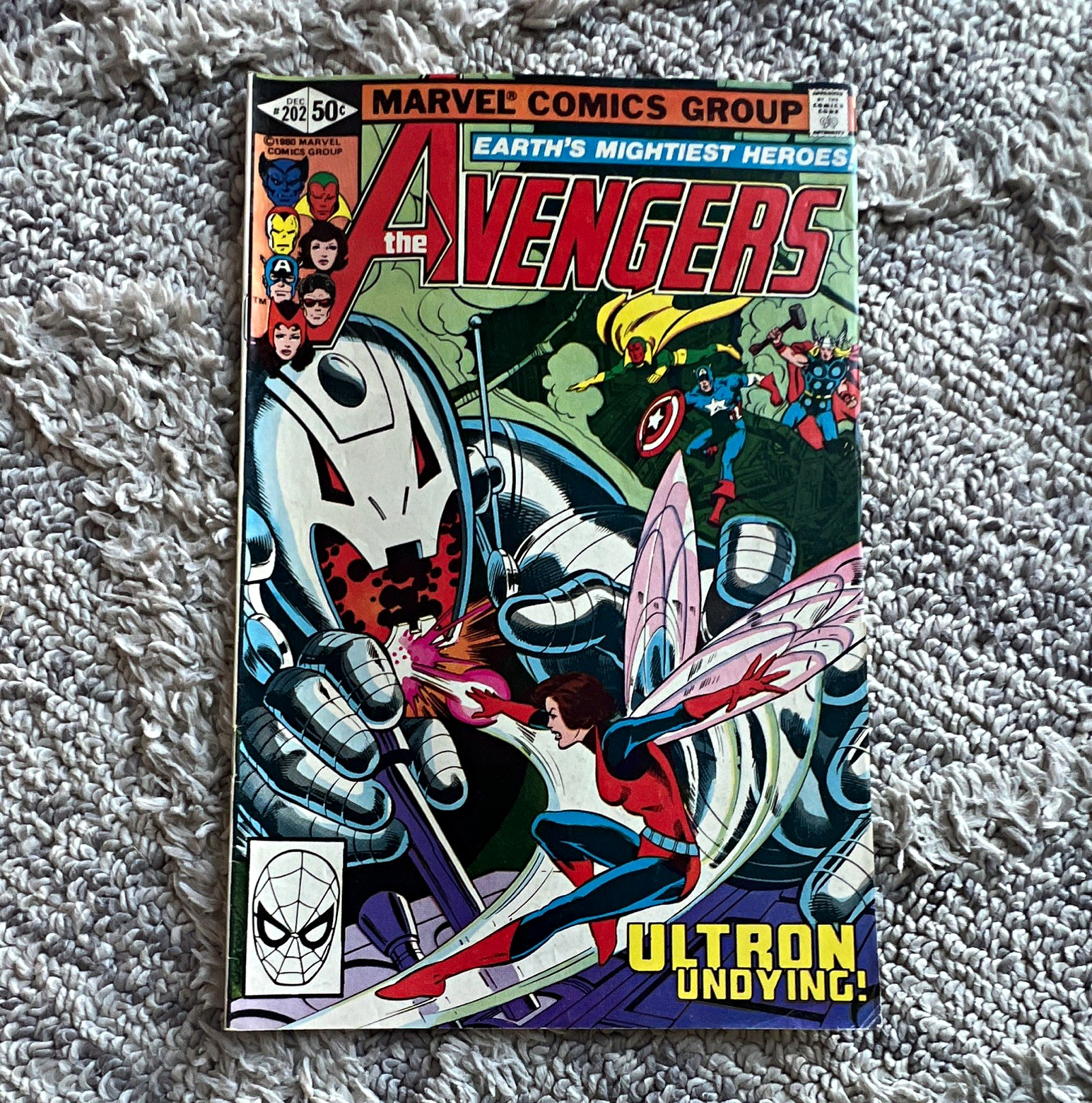 Marvel Comics The Avengers #202 (1976) Ultron Undying! Tiratore, Pérez