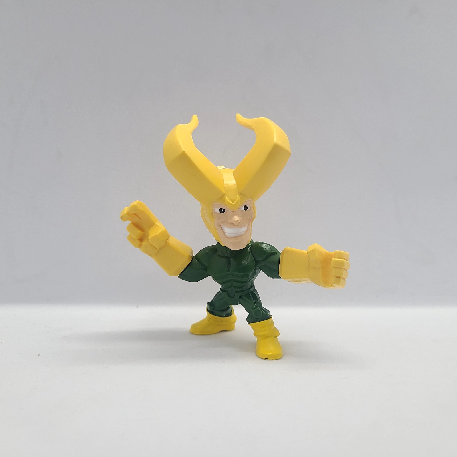 ​Figura Marvel Super Hero Squad Loki 3" Verde Giallo Hasbro Sciolta