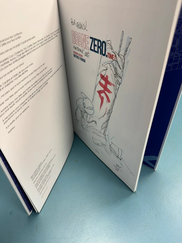 BD Brane zéro tome 1 + dédicace