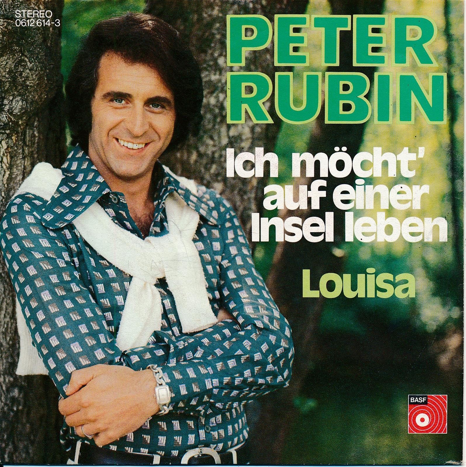 Ich m��cht' auf einer Insel leben - Peter Rubin - Single 7" Vinyl 240/16
