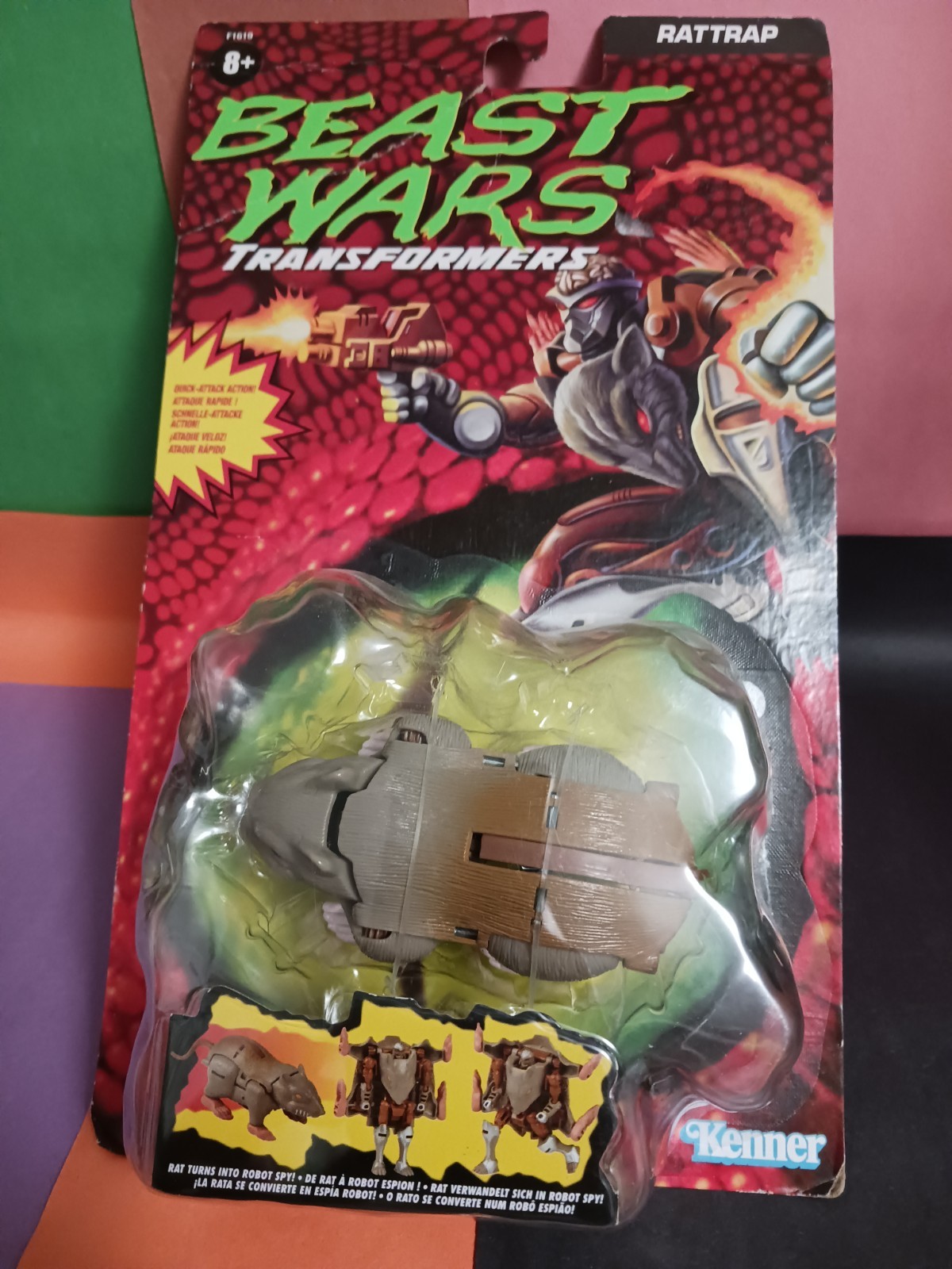 TRANSFORMERS BEAST WARS RISTAMPA RATTRAP