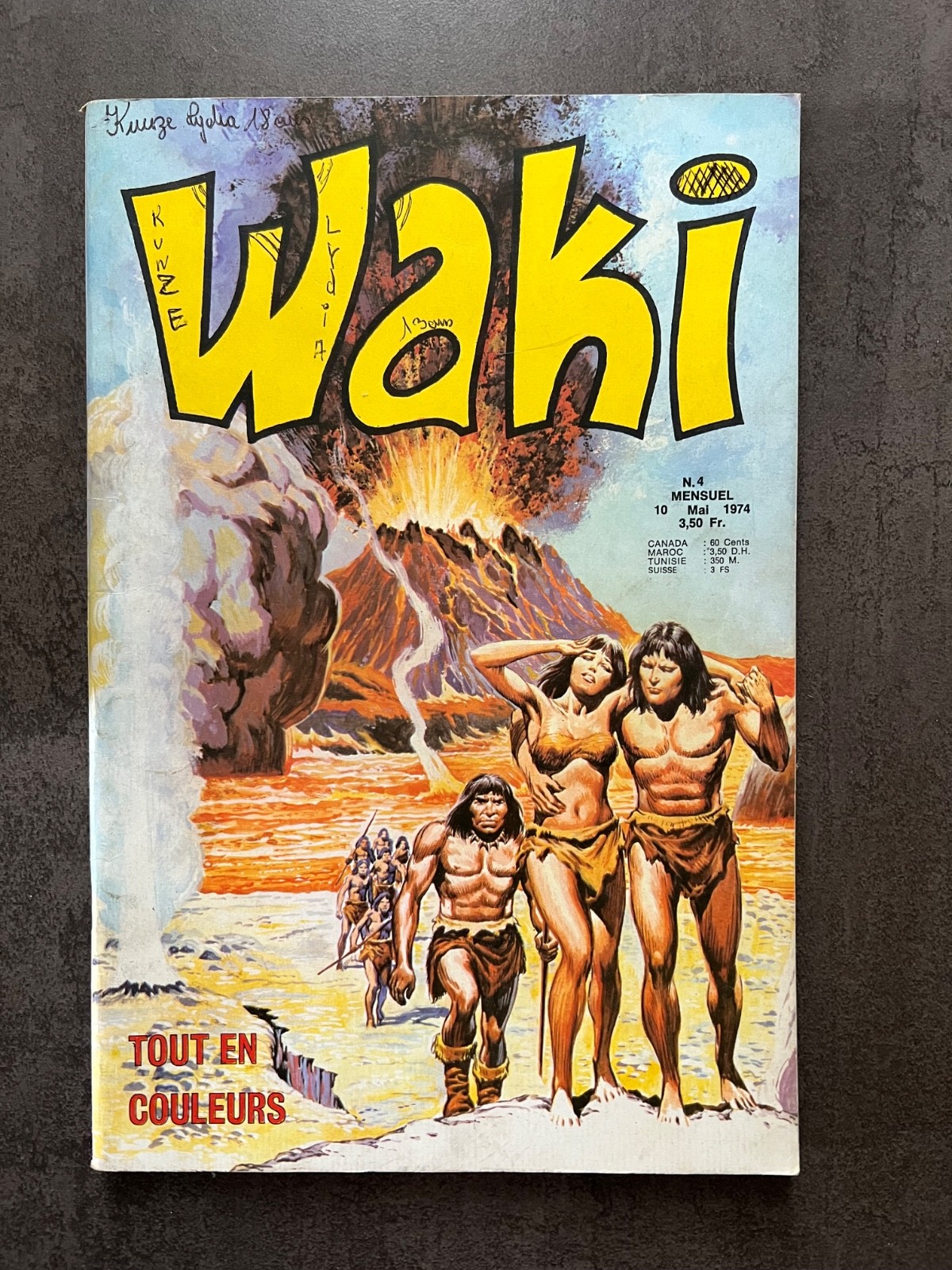 LUG / WAKI    / NUMEROS  4  /  MAI  1974  /  AVEC  POSTER