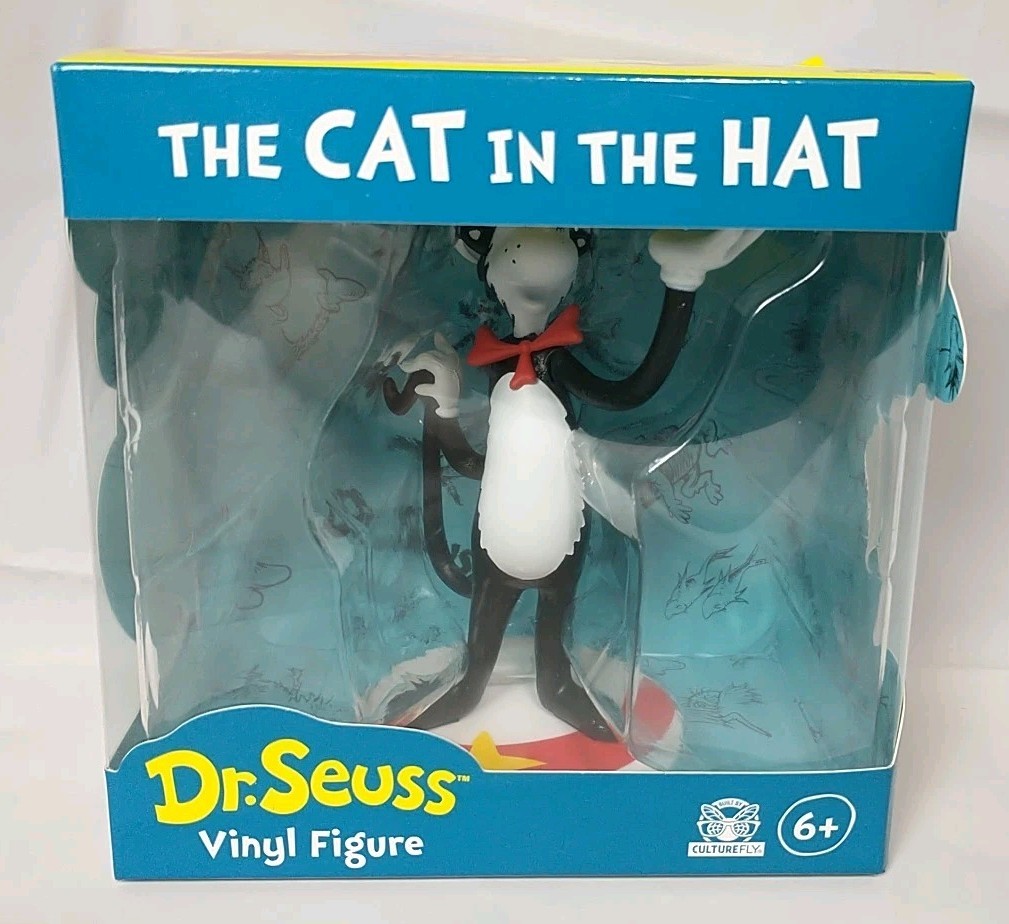 Dr Seuss The Cat in the Hat CultureFly Vinyl Action Figure Collectible New 