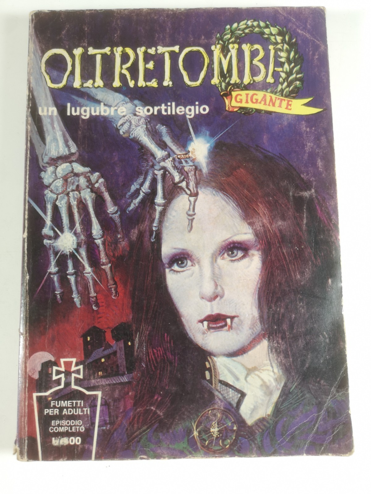 Oltretromba n.43 "un lugubre sortilegio"ed.EP 1976