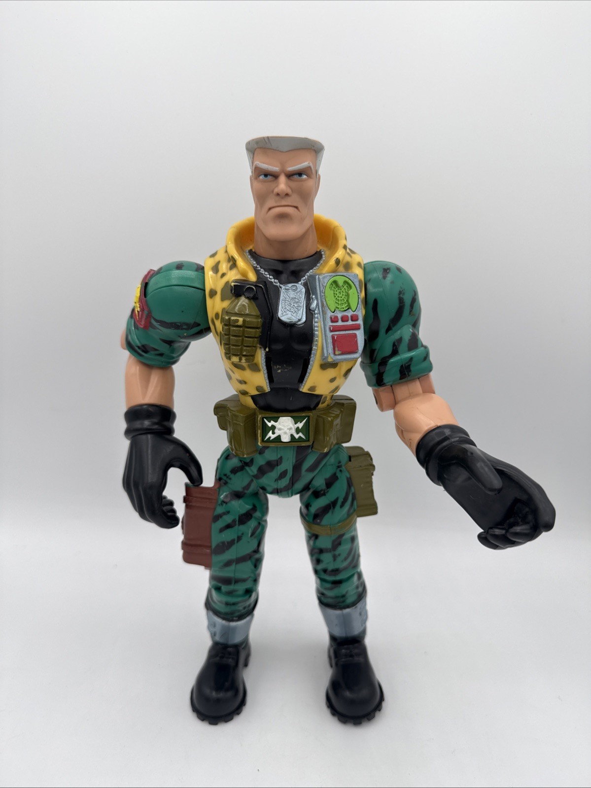 Hasbro Small Soldiers Major Chip Hazard 12" Talking Punch Modellino Giocattolo 1998