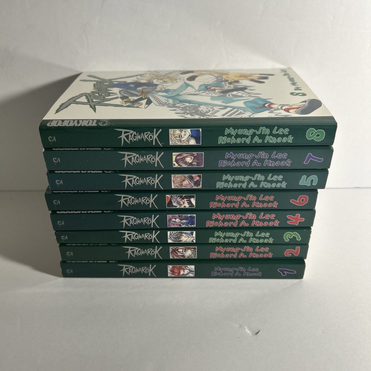 Ragnarok vol. Set manga 1,2,3,4,5,6,7,8 inglese