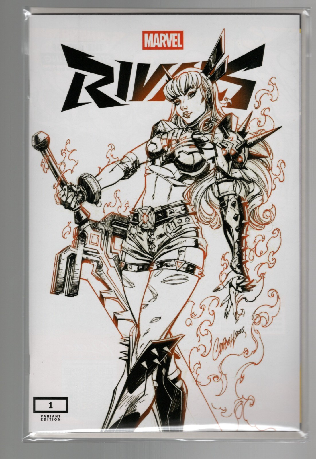 Marvel Rivals Ignite #1 | J. Scott Campbell Variant E (Magik sketch) Sealed/NM