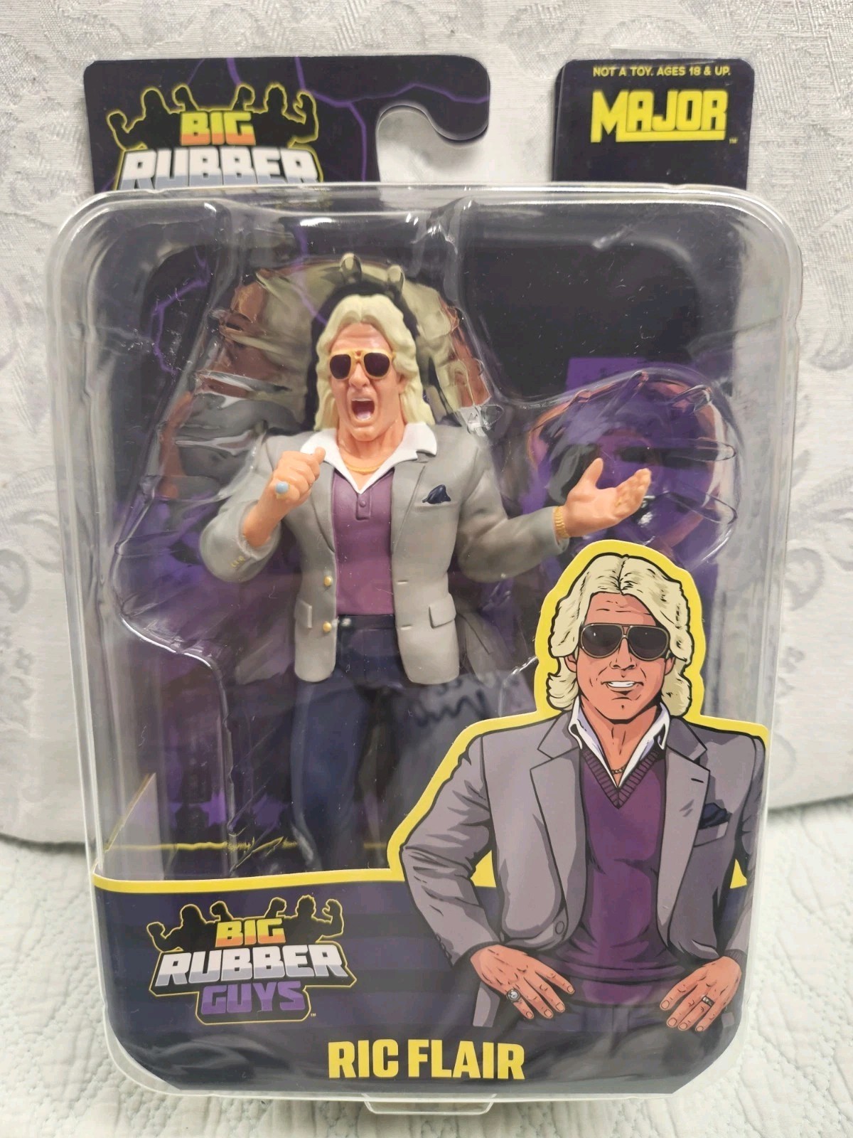 IN HAND Ric Flair Big Rubber Guys Major LJN Special Edition Suit NIB BRG