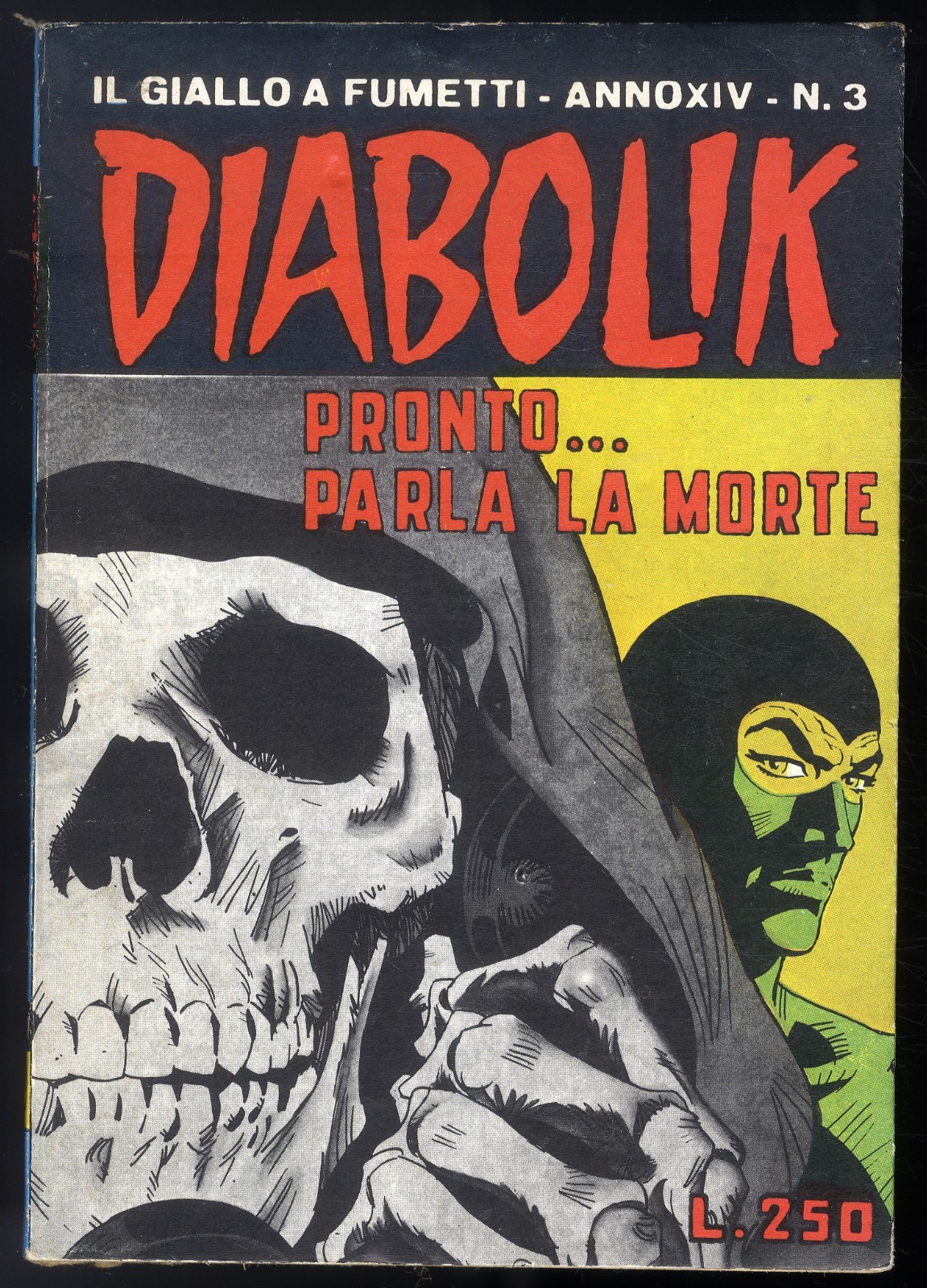 DIABOLIK ANNO XIV N° 3 - L. 250 - 2 FEBBRAIO 1975 - ASTORINA - EDICOLA