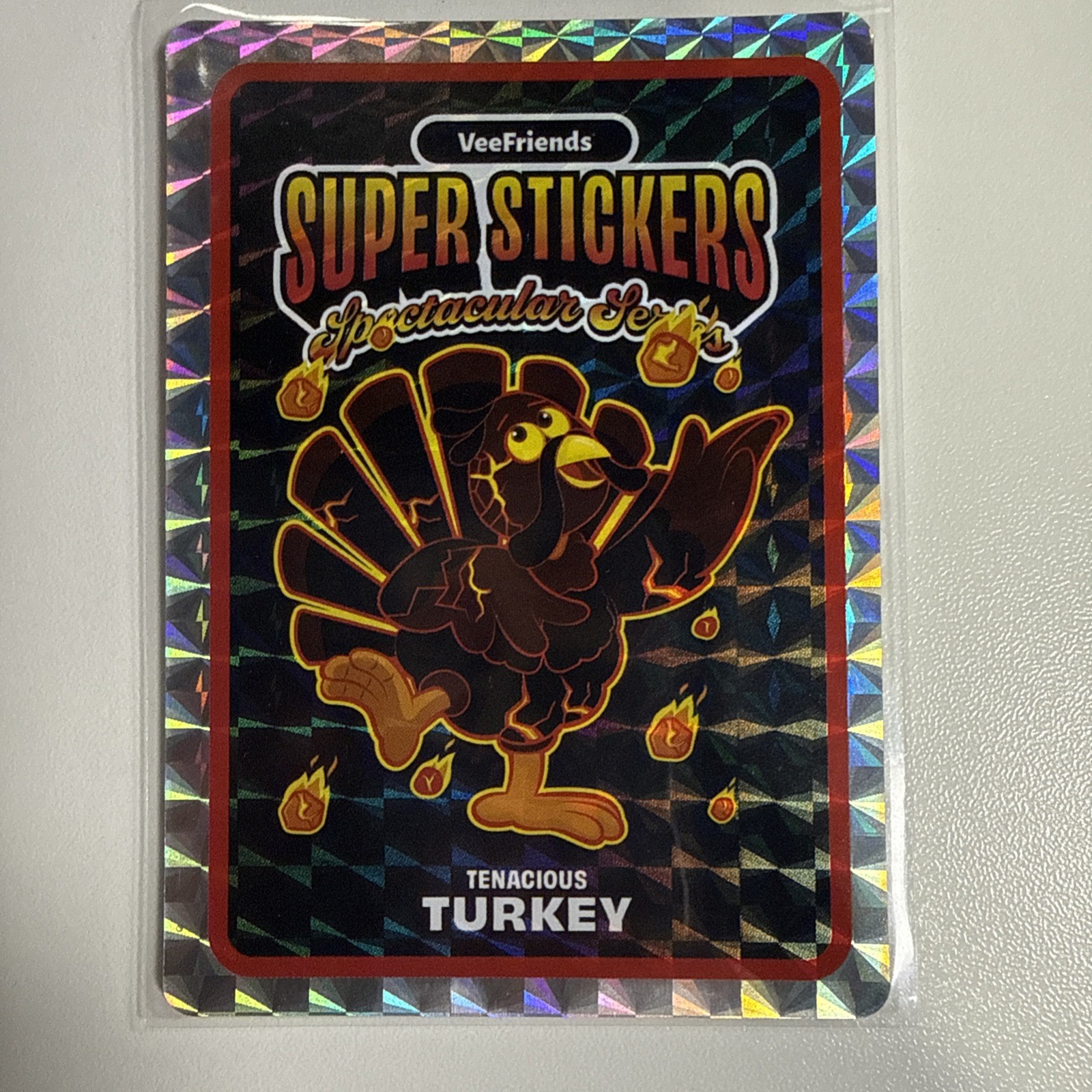 2026 VeeFriends Super Stickers Spectacular Tenacious Turkey LAVA