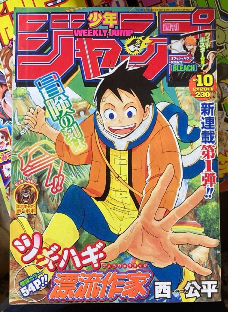 Weekly Shonen Jump 2006 numero 10 pezzo unico rivista Robin Manga