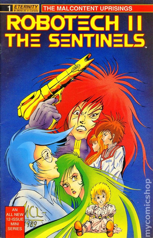 Robotech 2 Le Sentinelle Le Rivolte Malcontent #1 FN 1989 Immagine Stock