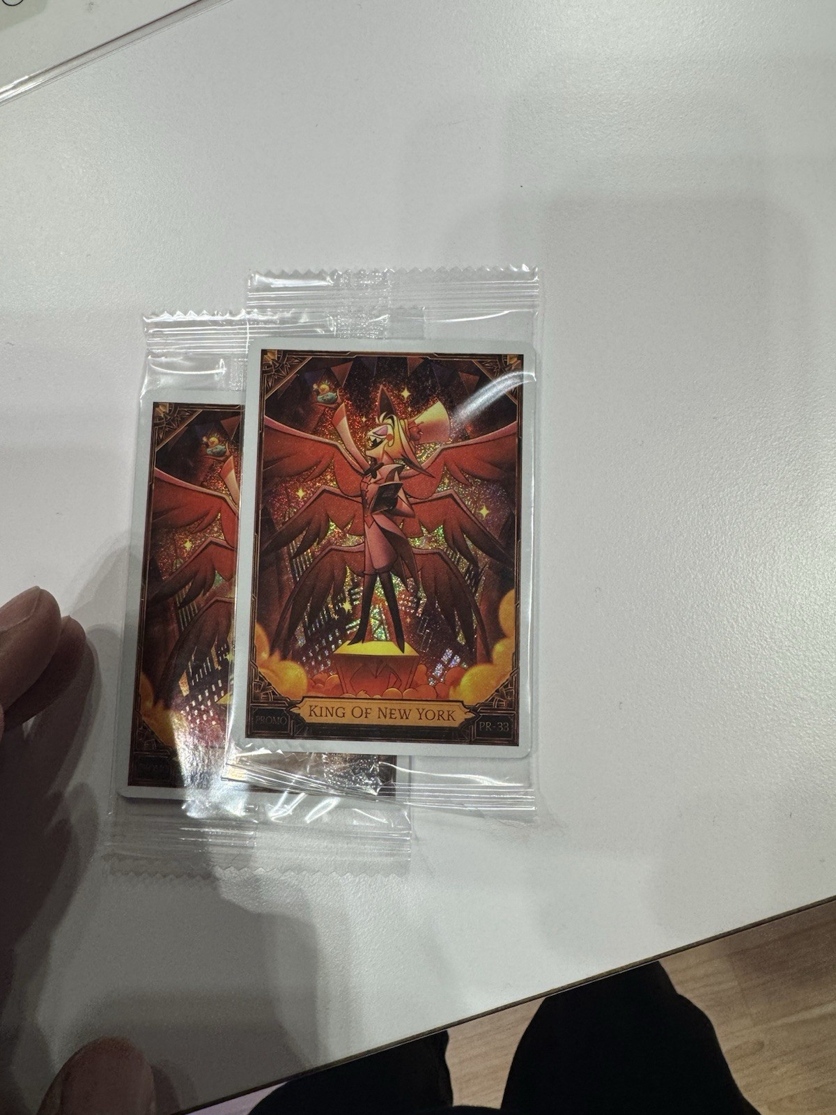 Hazbin Hotel Lucifer King of New York Promo Card New York Comic Con 2026 
