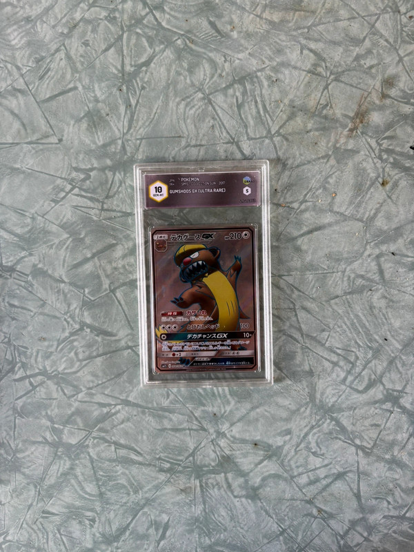 carta pokemon gumshoos gx 064/060 sr - graad 10 gem mt