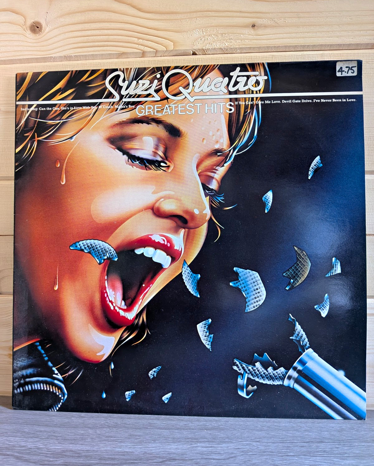 Suzi Quatro Greatest Hits LP 12" Black Vinyl RAK 1980 33RPM Stereo EMTV 24