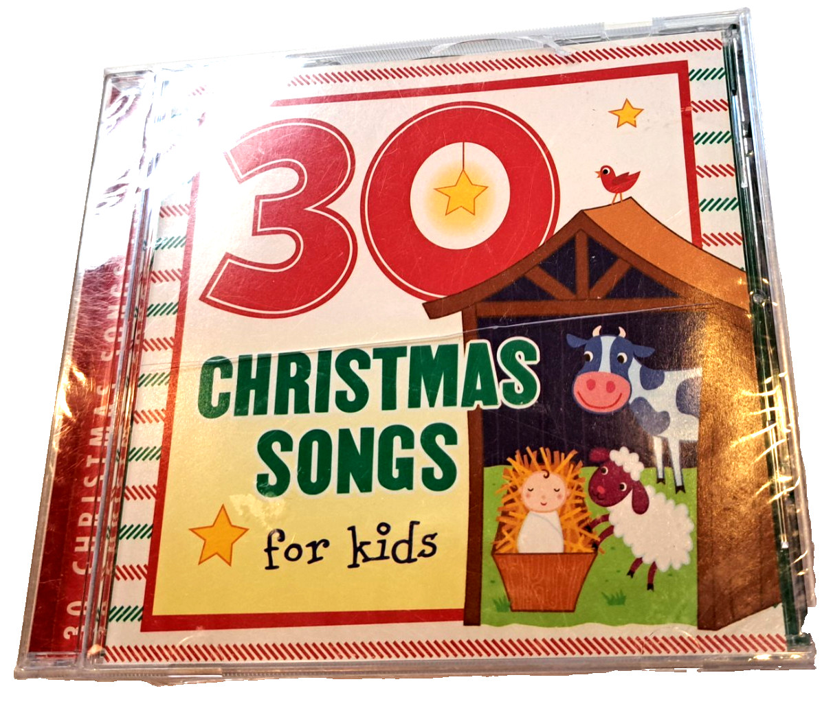 30 Christmas Songs For Kids Music CD SEALED New Holiday Music CRACK in CASE