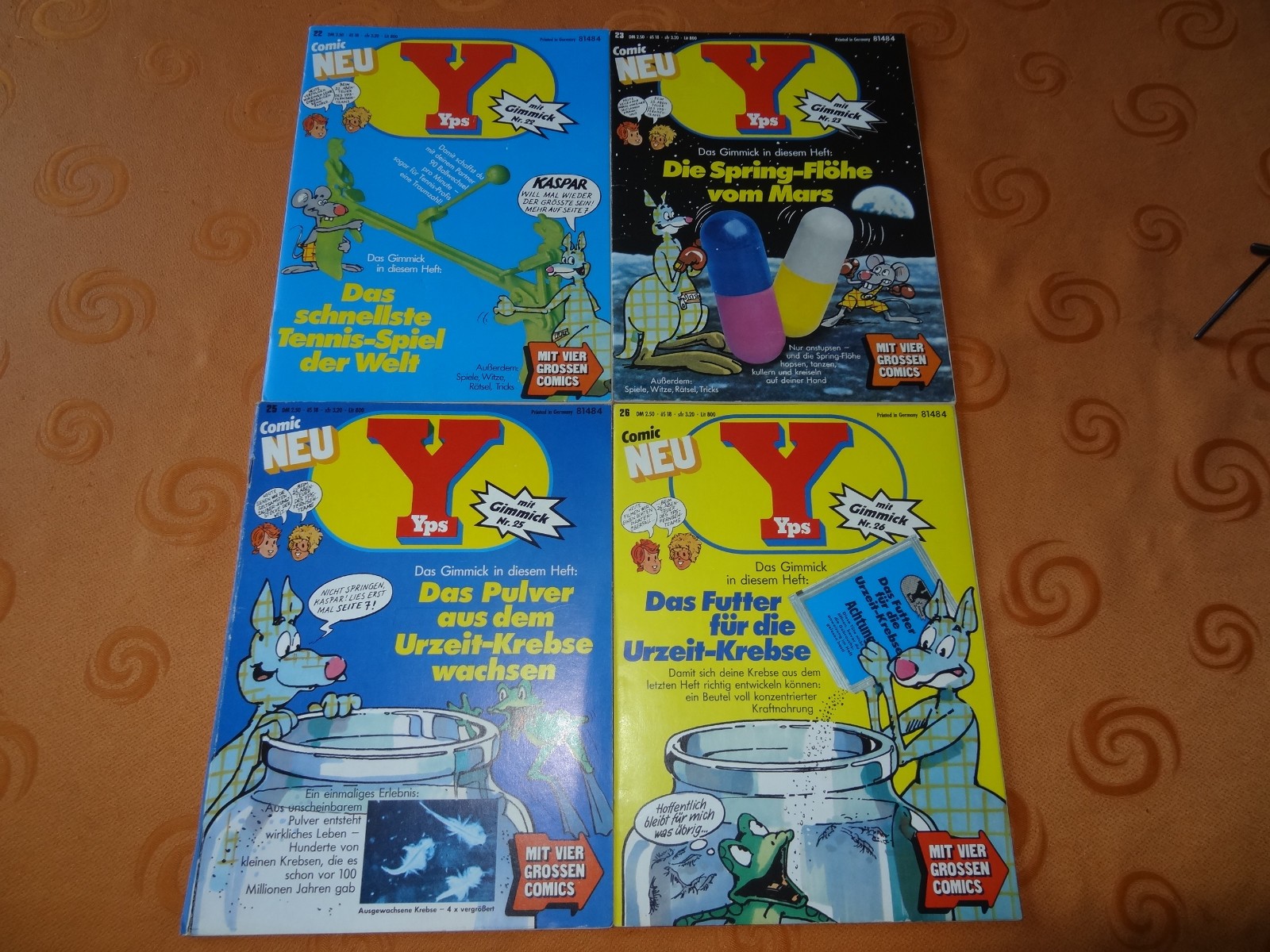 4 quaderni YPS senza espedienti - raccolta - anni 90 - fascicolo 22 + 23 + 25 + 26
