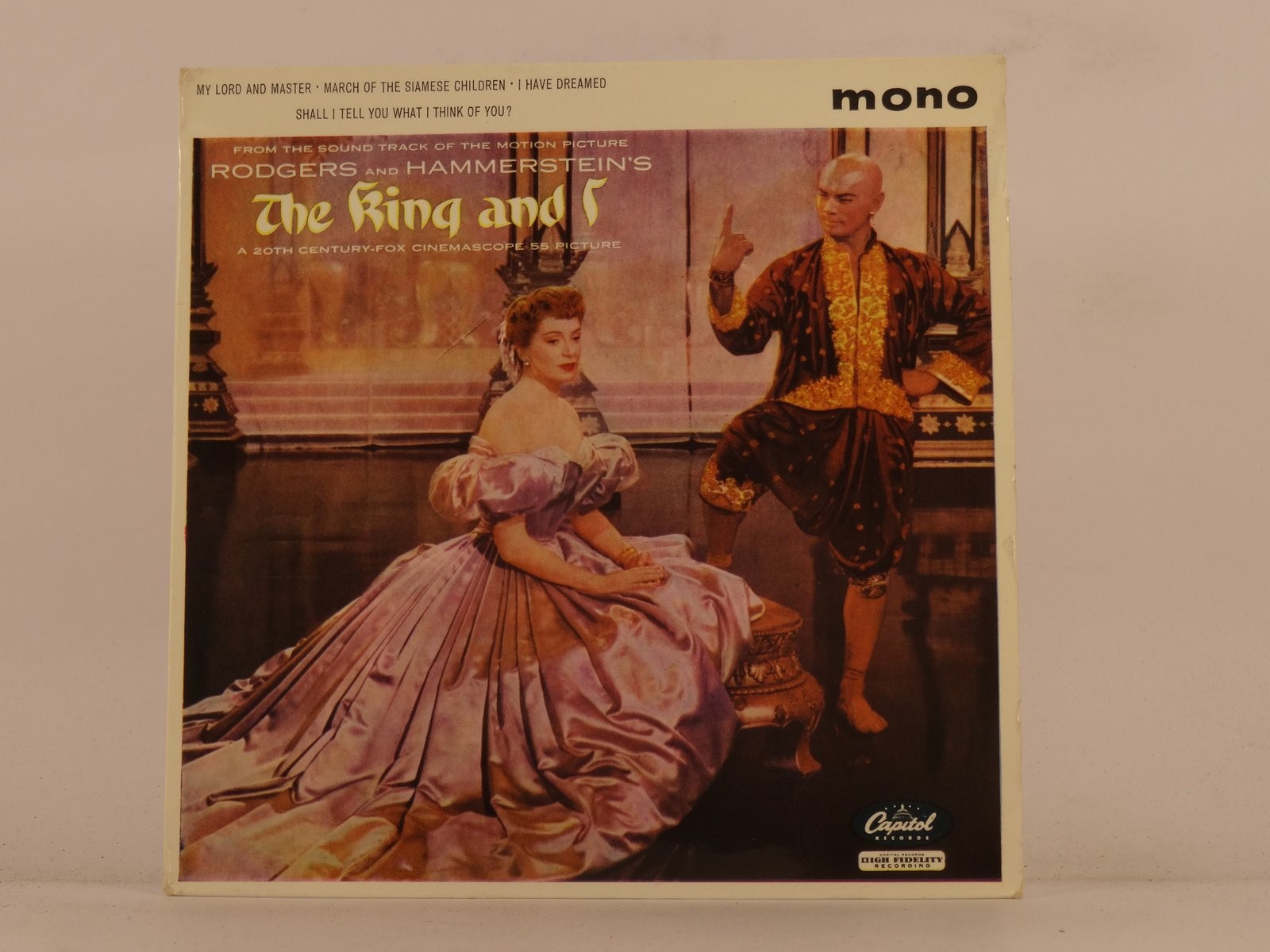THE KING AND I SOUNDTRACK SONGS FROM THE SOUNDTRACK (136) 4 Track 7" Single incl