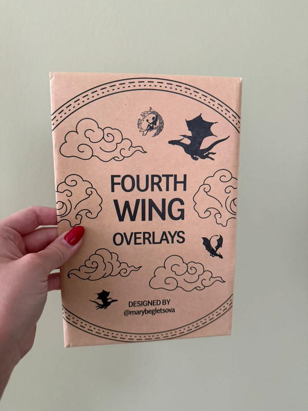 Fairyloot Fourth Wing Overlays
