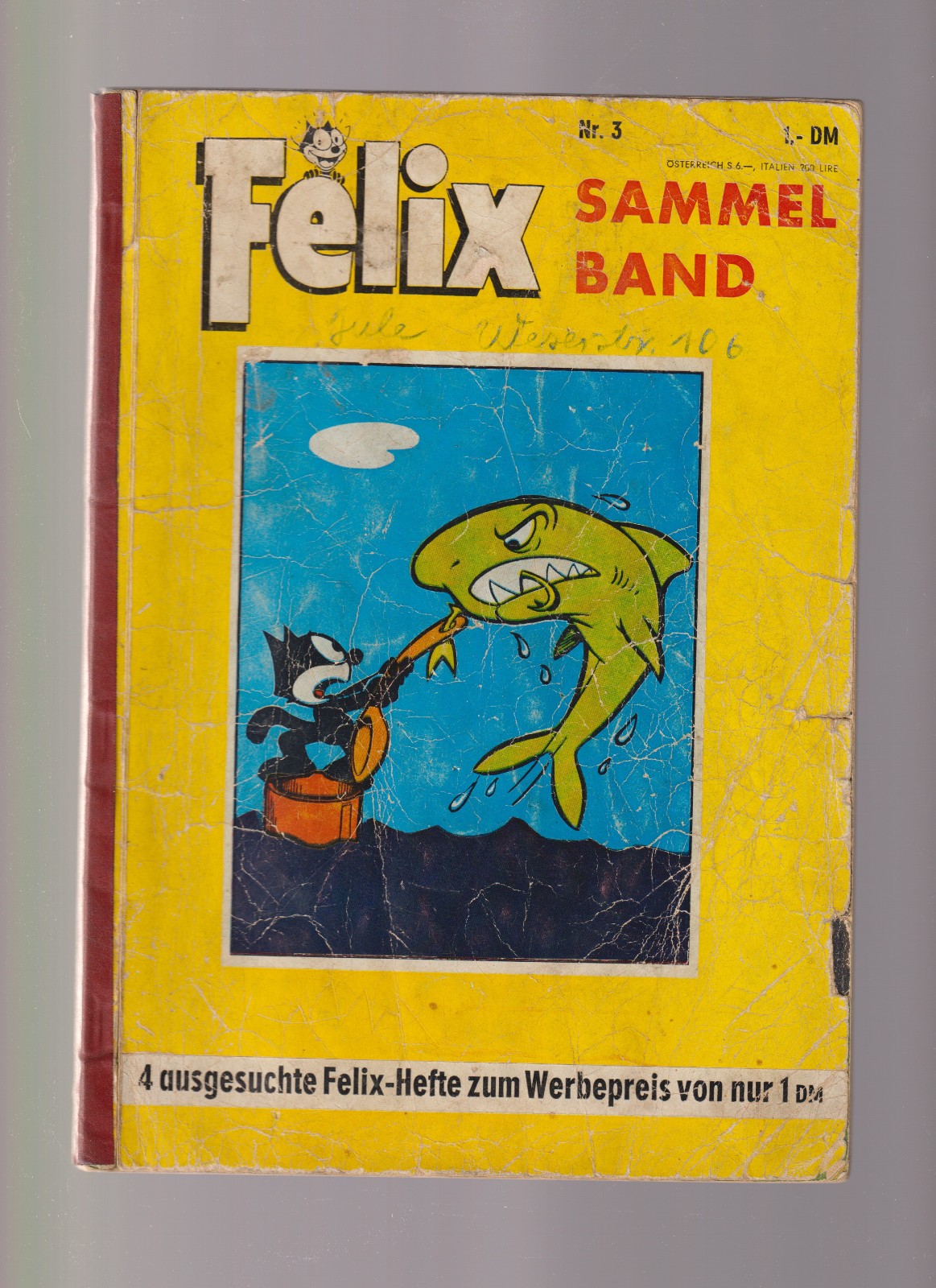 felix volume da collezione n.3 con libretto n.48,49,50,51