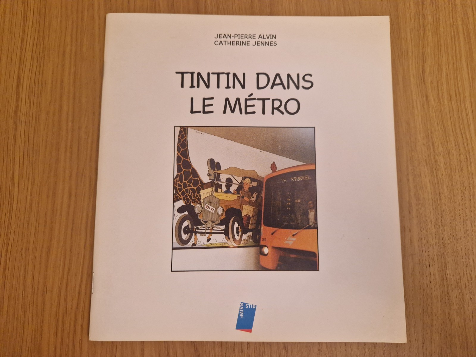 Tintin dans le métro – Livre de collection – STIB Bruxelles – Tintin / Hergé