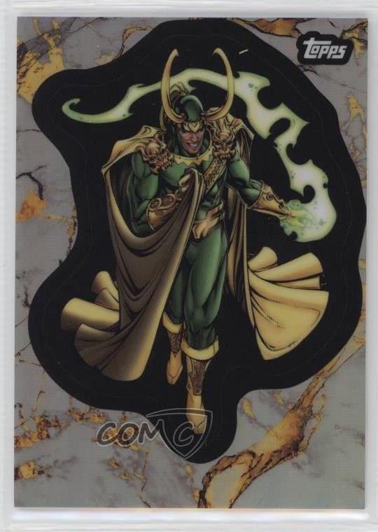 2025 Marvel Comic Book Heroes Golden Anniversary 2000's Refractor Loki #78 0qw3