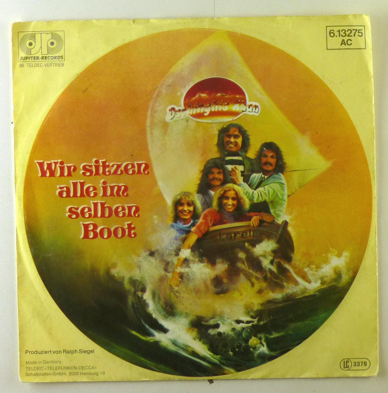 7" Singolo - Dschinghis Khan - Siamo Tutti Nello Stesso Barcone - S2564 - Pulito