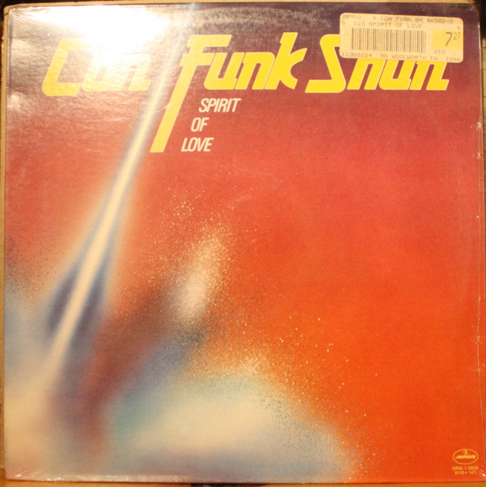 CON FUNK SHUN **Spirit Of Love** 1980 FUNK SOUL LP on MERCURY SRM 1-3806 SEALED