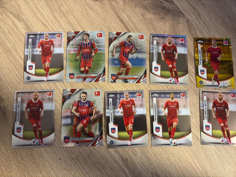 1. FC Heidenheim Sammelkarten im Set