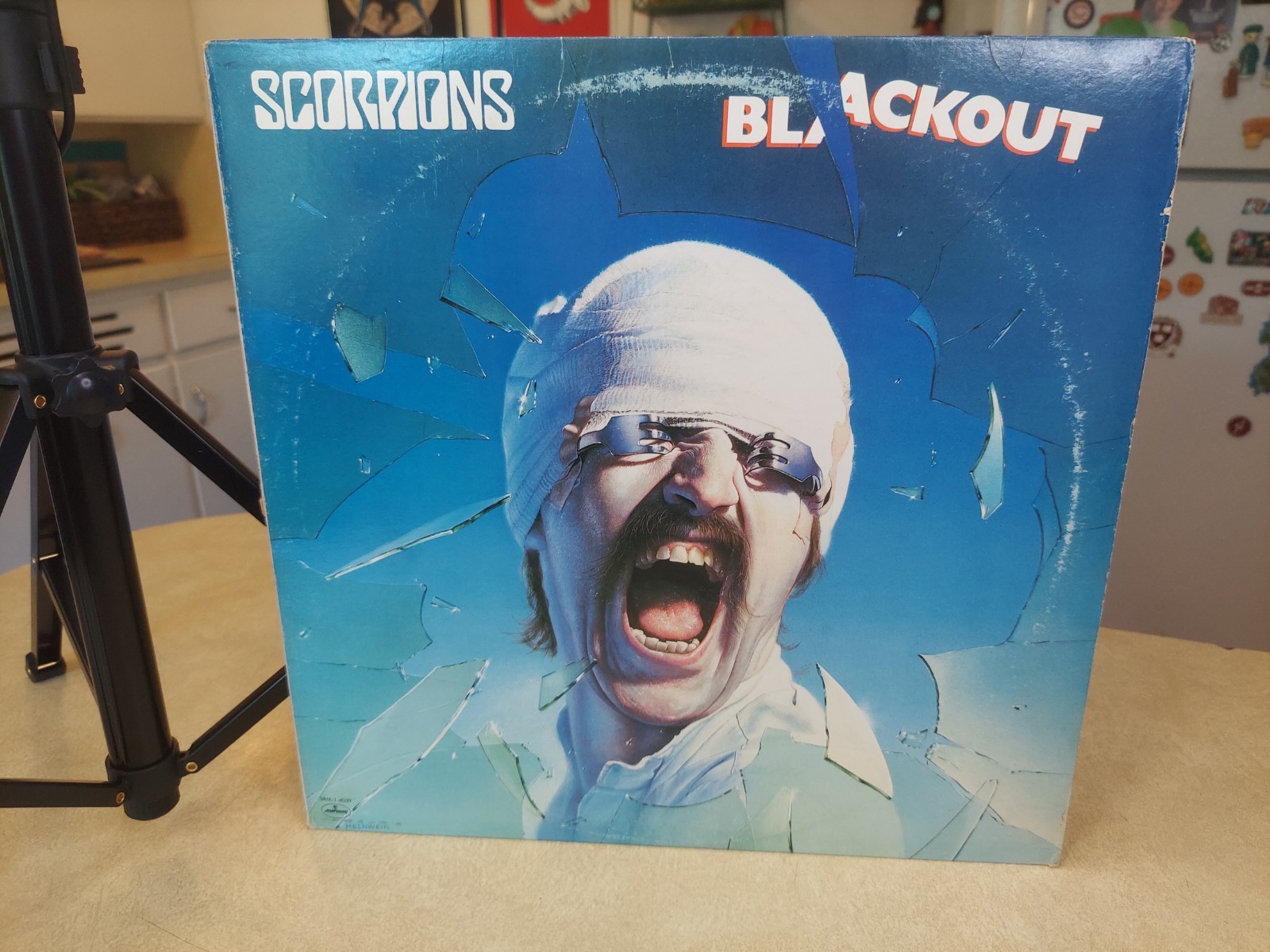 Scorpions Blackout 1982 LP Vinyl Album Mercury Records SRM-1-4039