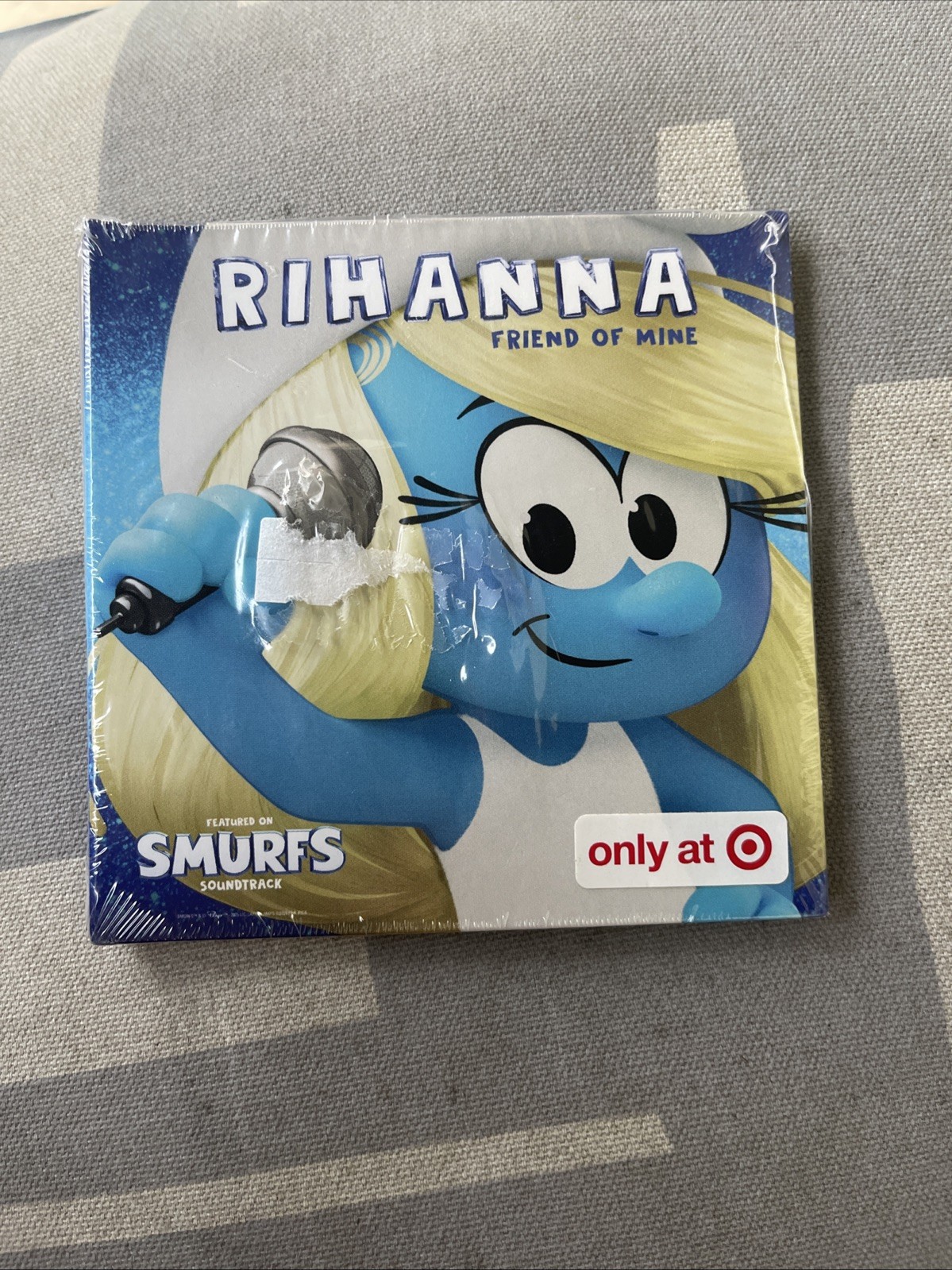 Rihanna Friend of Mine 4" Tiny Vinyl 2025 Smurfs Soundtrack Target Exclusive