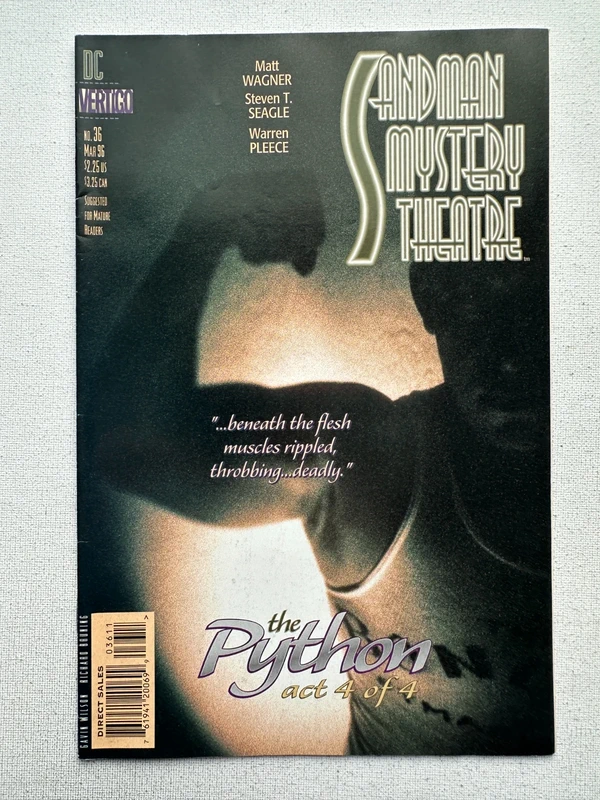 Sandman Mystery Theatre 36 Photo Cover by Gavin Wilson & Richard Brunning (1993 DC/Vertigo)