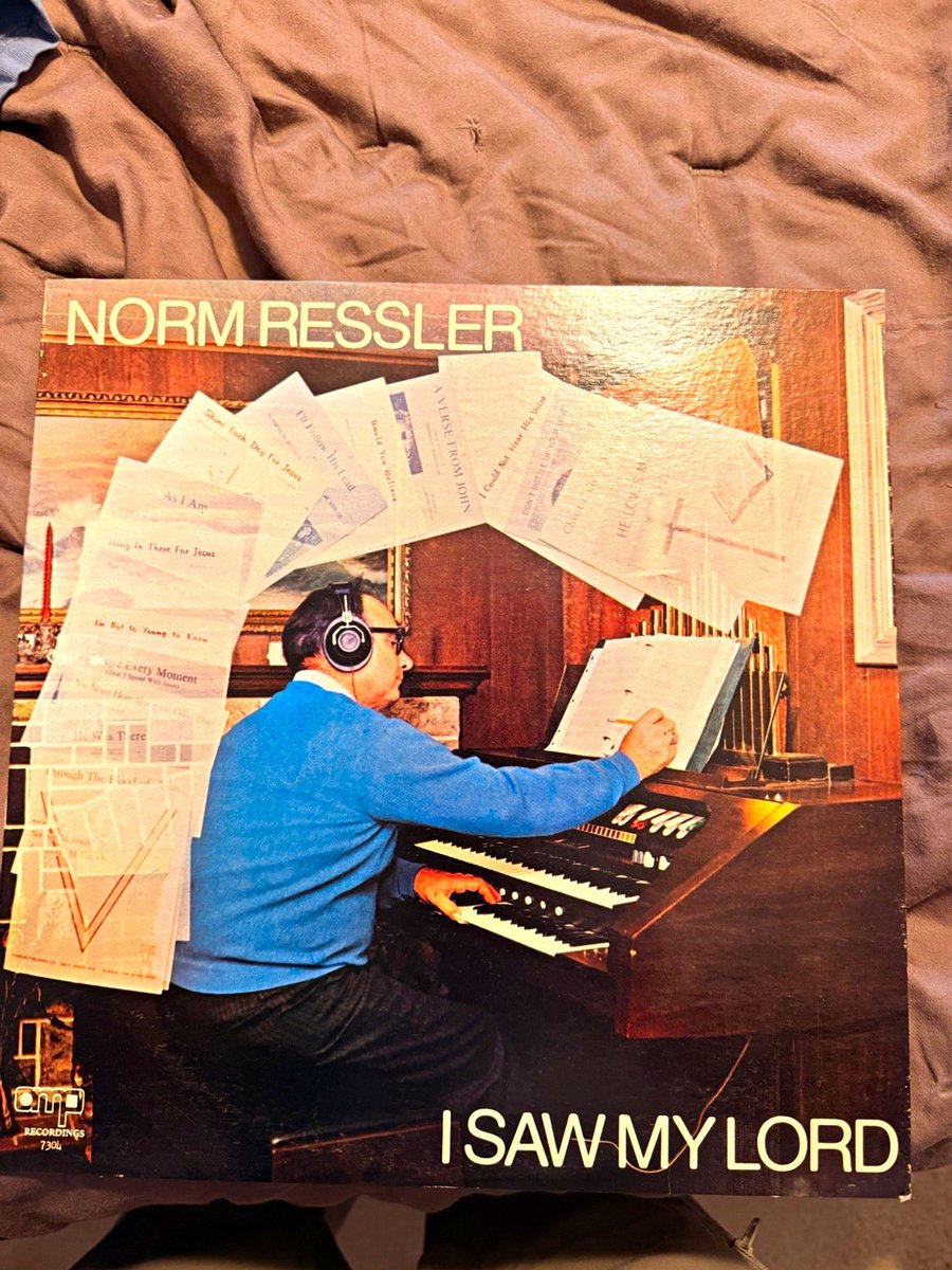 Norm Ressler I Saw My Lord 12" Vinyl LP 33 RPM Stereo AMP Recordings