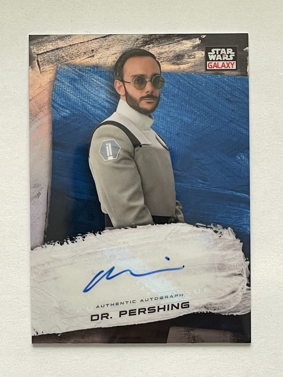 2022 Topps Star Wars Galaxy - Dr. Pershing - Auto #96/150 - quasi nuovo!