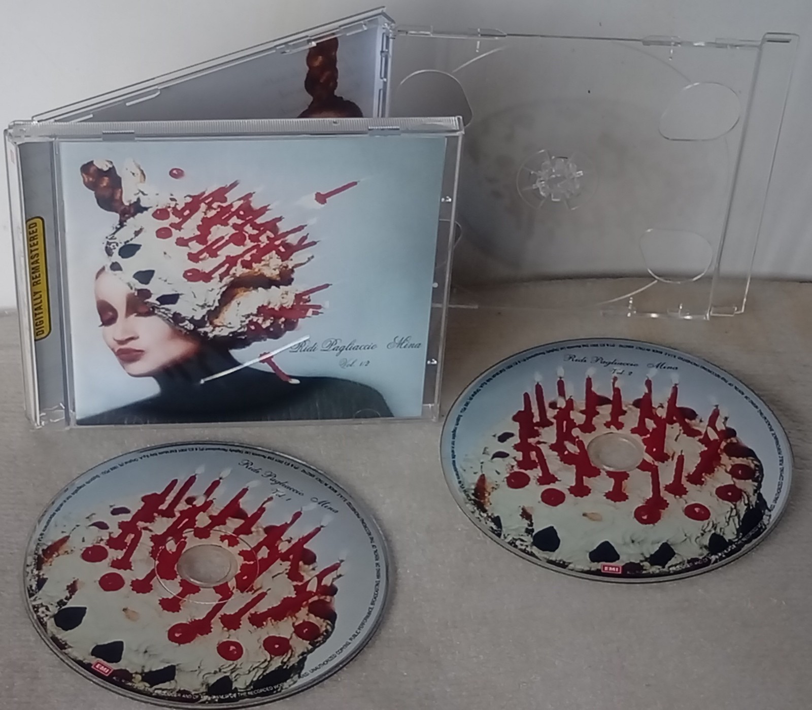 MINA Ridi Pagliaccio Vol. 1/2 (1988) 2 x CD, Sorrisi e Canzoni, EMI PDU MM 09 20