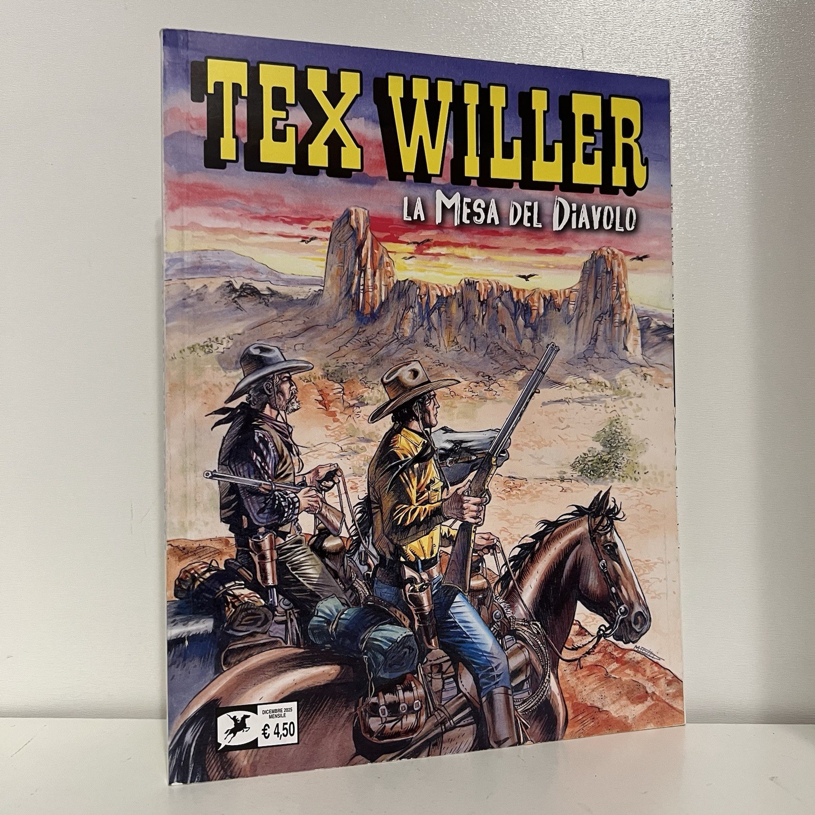 TEX WILLER 86 LA MESA DEL DIAVOLO FUMETTI SBE BONELLI DICEMBRE 2025 GIOVANE
