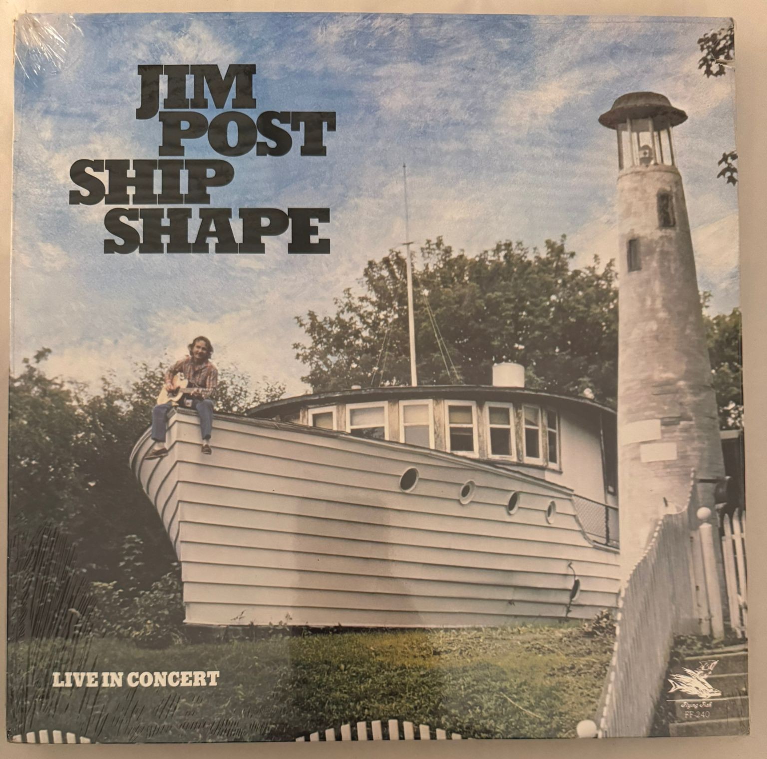 JIM POST – SHIP SHAPE - VINYL LP 1980 FLYING FISH - VG+ - A15
