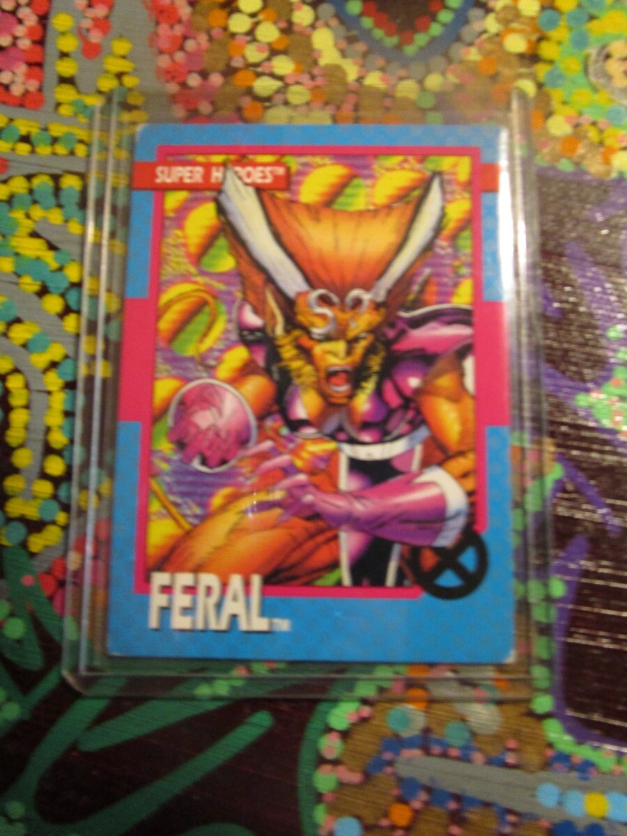1992 Impel Marvel X-Men Serie 1 Feral #16 DNA GIOCHI